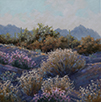 Desert Shrub Dazzle  10 x 10 Oil