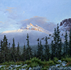 Time to Move On - Canadian Rockies  16 x 16 Oil